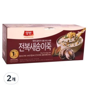 양반 전복새송이죽 용기 6p  1.719kg  2개