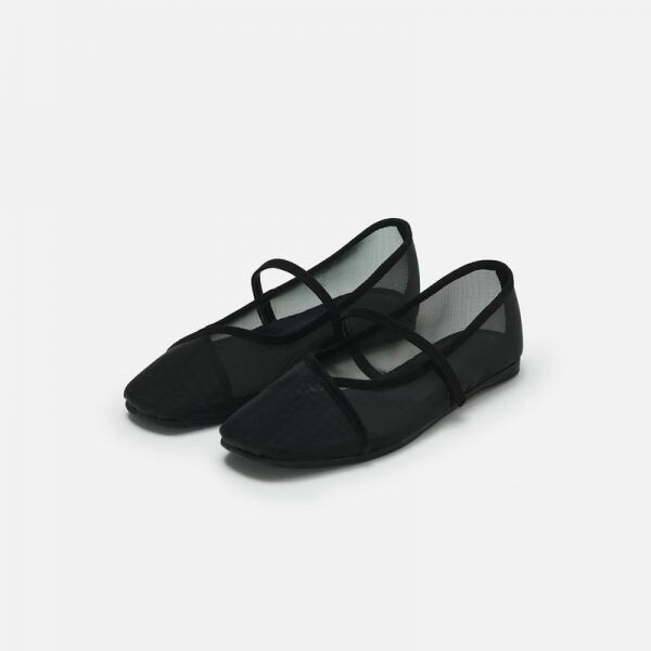 ROH SEOUL Rowie mary jane shoes Mesh Black
