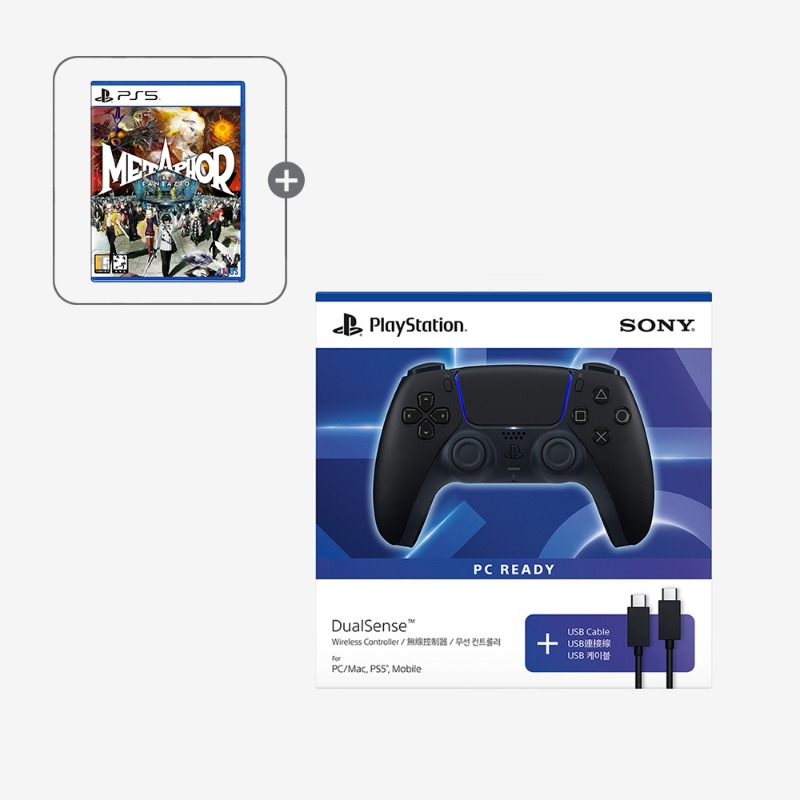 PS5듀얼센스 컨트롤러 + 메타포리판타지오 패키지 (87,500원) (무료)