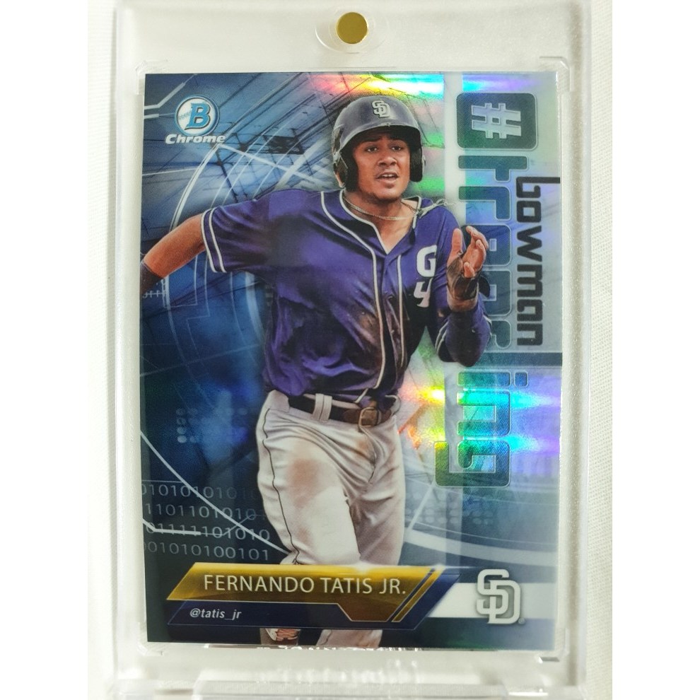 2018 Bowman Chrome 페르난도 타티스 주니어 TRENDING MLB 야구 메이저리그 MLB 야구 스포츠 포토 카드  1개