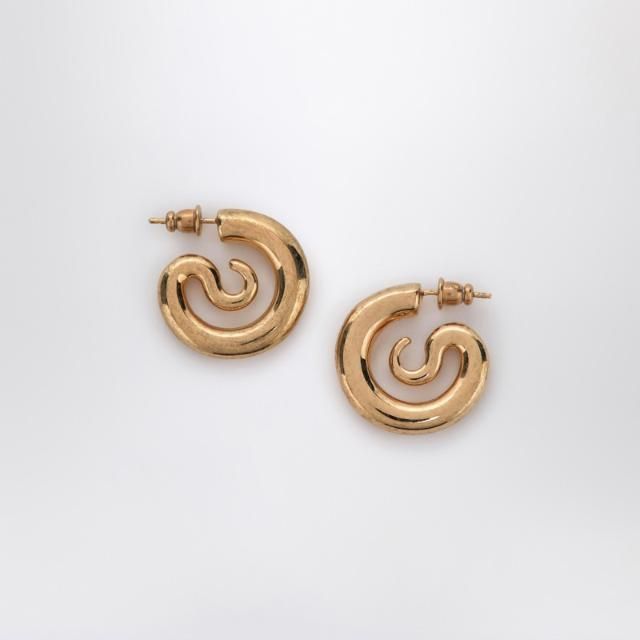 Panconesi 골드 톤 세펜트 후프 귀걸이 CAO EA032 PMET Serpent Hoops Extra Small earrings in gold tone 157371757