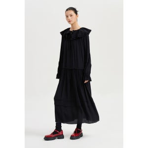 [럭키슈에뜨]Sailor Collar Dress (black) 블랙 LFDAA25120BKX