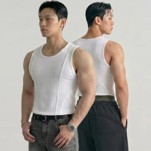 [변형X] 머슬핏 절개 나시 망고나시 이준나시 민소매 쿨링 골지
