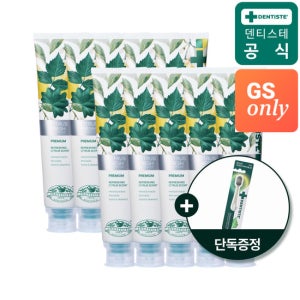 덴티스테 [GS단독] 시트러스 후레쉬 200g 10개입 + 어드밴스드 칫솔 1개증정