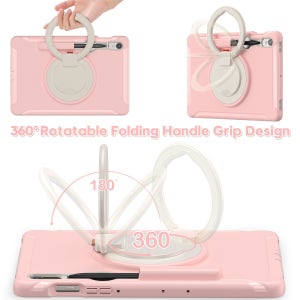 삼성 갤럭시 탭 S10 라이트 2025 10.9인치 S10FE S9 FE S9 2023 S8 2022 S7 2020 11인치 태블릿 커버 펜 슬롯 및 후면 킥스탠드 포함