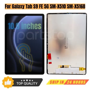 삼성 갤럭시 탭 S9 FE SM-X510 SM-X516B X516 X510 90Hz LCD 터치 스크린 디지타이저 어셈블리 OEM용 iParts 교체 디스플레이