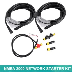 GC-N2K_SK2 NMEA 2000 스타터 키트, 백본 드롭 케이블 듀얼 티 키트 터미네이터 해양 2K 네트워크 로렌스 심라드 가민용