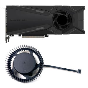 새로운 냉각 팬 75mm 4핀 PLB7525B12HH 기가바이트 GeForce RTX 2080 슈퍼 터보 RTX 2080Ti 터보 비디오 카드 팬용