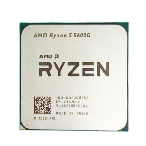 AMD 라이젠 5 5600G R5 5600G 6코어 12스레드 APU (라데온 베가 7 그래픽 탑재) 3.9GHz 기본 속도, 최대 4.4GHz 부스트 속도, AM4 소켓, 65W
