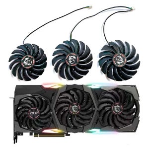 PLD09210S12HH PLD10010S12HH MSI GeForce RTX2080 Ti 2070 Super GAMING X TRIO RTX 2080Ti 그래픽 카드 쿨러 팬 교