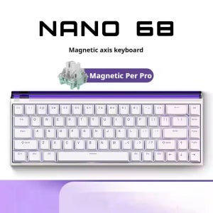 기존 Madlions NANO68 PRO 기계식 키보드 마그네틱 스위치 RGB 핫스왑 8000HZ RT 0.01mm DSK MT 게이머 Esports 키보드