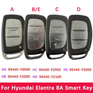 애프터마켓 스마트 키, 현대 엘란트라 2016, 8A 칩, 433Mhz FCCID 95440-F0000 95440-F2000 95440-F2002 95440-F2100 95440-