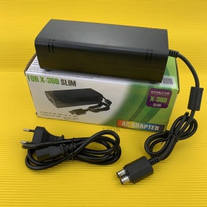 XBOX 360 슬림 호스트 100-240V 범용 충전기 어댑터용 충전 케이블이 있는 AC 어댑터 전원 공급 장치