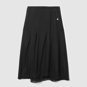 데무 울 스트링 볼륨 스커트