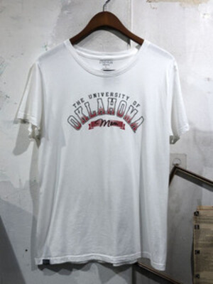 jansport white oklahoma university graphic print t-shirt