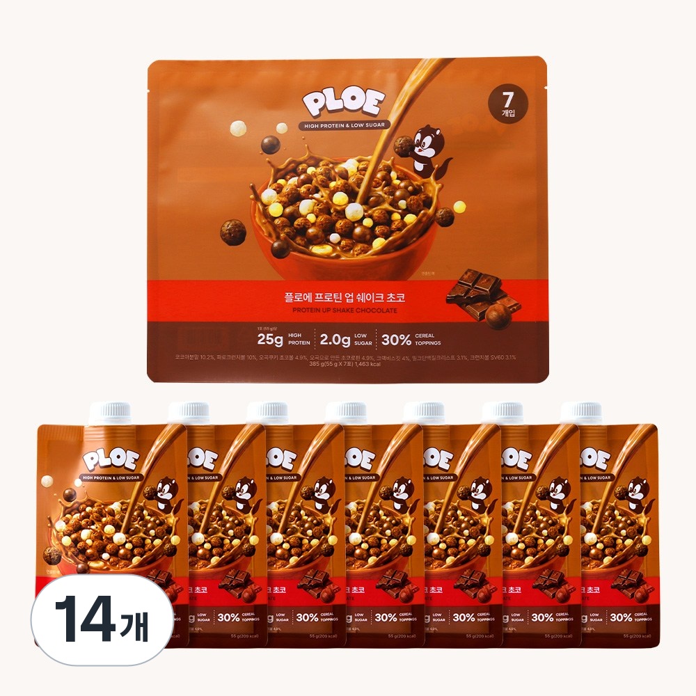 플로에 프로틴 업 쉐이크 초코 성분 분석