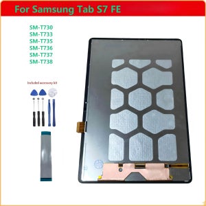 삼성 탭 S7 FE SM-T730 SM-T733 SM-T735 SM-T736 SM-T737 SM-T738용 AAA 12.4인치 LCD 디스플레이 터치 스크린 디지타이저