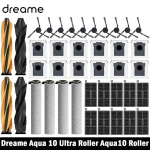 Dreame Aqua 10 Ultra Roller / Aqua10 Roller 진공청소기 부품 메인 롤러 사이드 브러시 백 필터 롤러 걸레 천 액세서리