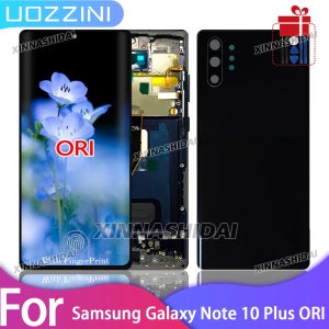 AAA+ 테스트를 거친 AMOLED Note10+ 삼성 갤럭시 노트 10 플러스용 LCD 터치 스크린 디지타이저 노트10+ N976F 어셈블리 수리 부품 LCD