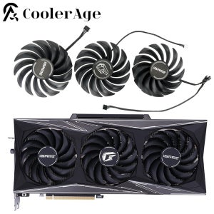 컬러풀 iGame RTX 3060 3070 3080 Ti 3090 Vulcan용 냉각 선풍기, 90mm, PVA080E12R, RTX3060, RTX3070, RTX3080, RT