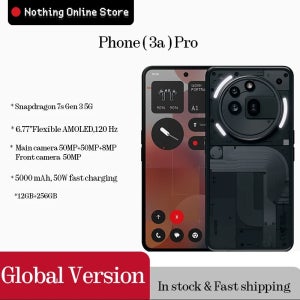 새로운 폰 (3a) Pro 6.77 AMOLED 블루투스 5.4 스냅드래곤 7s Gen 3 5G 메인 카메라 50MP 12GB 256GB