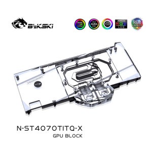 Zotac GeForce RTX 4070 Ti Apocalypse OC 비디오 카드용 Bykski 워터 블록/백플레인이 있는 구리 쿨러 라디에이터 N-ST4070TITQ-X