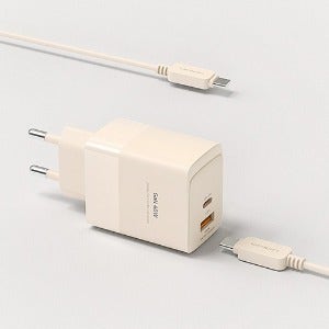 드리온 DRT-104 C타입 PD40W 2구 C+USB 급속 가정용 충전기 케이블포함