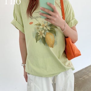 [SlgTho] 코지레몬박시반팔T