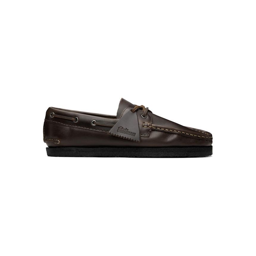 클락스 남성 로퍼 갈색 광택가죽 261094M239002 Brown Godney Boat Shoes 157487962
