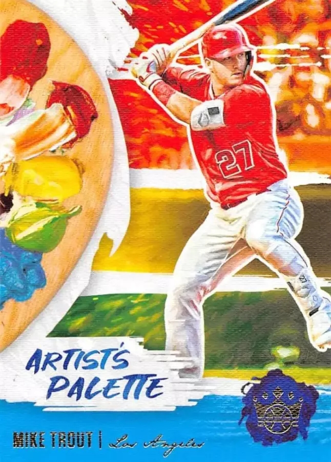 2020 다이아몬드 킹스 아티스트 팔레트 6 마이크 트라웃 로스앤젤레스 엔젤스 야구 트레이딩 카드