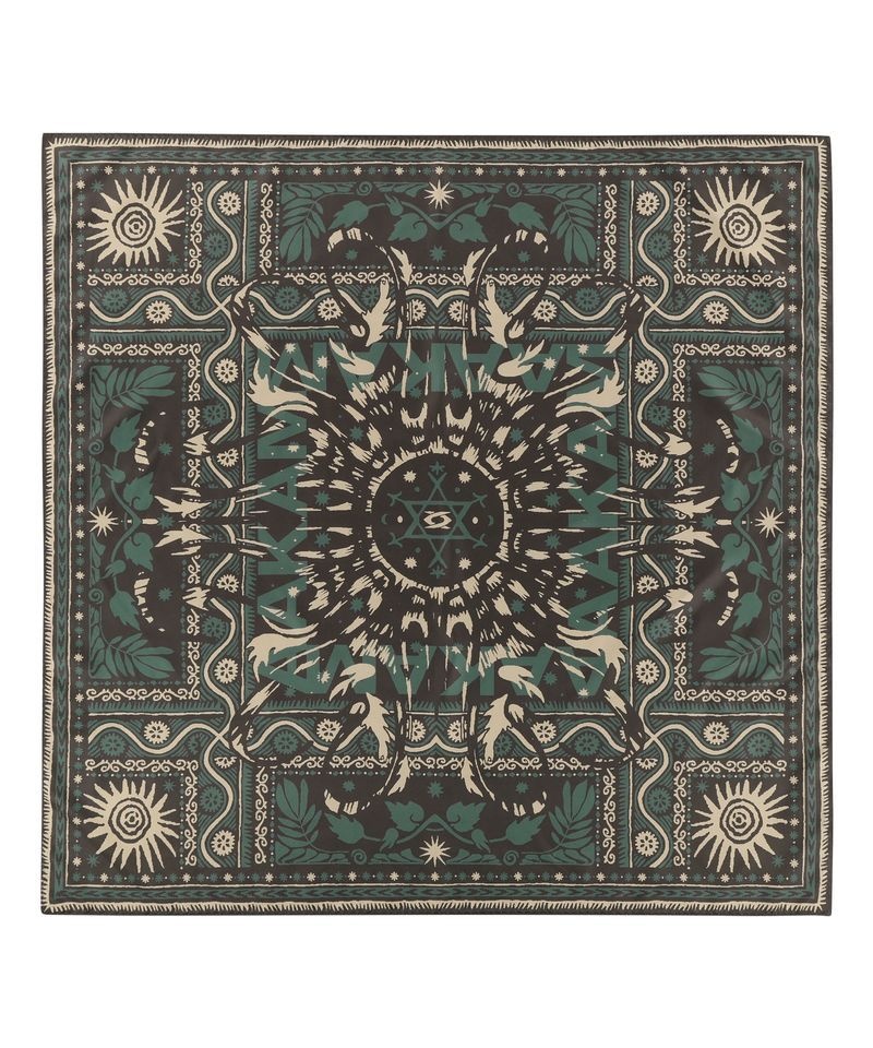 아캄 AAKAM Western Sun Printed Scarf (Brown) AK24ACC10BR 142082