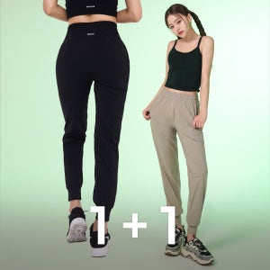 액티브 요가바지 요가웨어 벤츄리 조거팬츠 1+1 트레이닝복