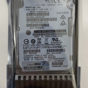새 제품 785103-B21 785409-001 600GB 12G 15K 2.5인치 SAS 하드 드라이브 HDD
