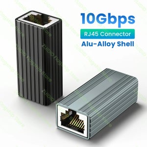 1/2/5/10Pcs Cat8 Cat7 Cat6 이더넷 케이블 어댑터 용 암-암 기가비트 네트워크 익스텐더 확장에 10Gbps RJ45 커넥터
