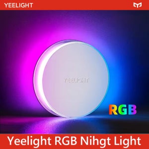 YEELIGHT 모션 센싱 컬러 야간 조명 모션 감지 자기 야간 조명 자동 항상 켜짐 2가지 모드 RGB 장식 램프 타입-C 포트