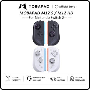 닌텐도 스위치 2용 MOBAPAD M12 HD / M12 S 무선 조이패드, TMR 조이스틱, 기계식 버튼, 리맵 매크로 게임패드