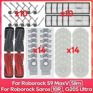 로보락 사로스 20, 사로스 20X, S10 MaxV Slim, Qrevo CurvX, EdgeT, Curv 2 Pro, Edge 2 호환 부품 액세서리 교체품