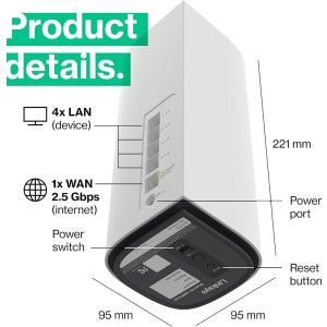 링크시스 벨롭 프로 7 BE11000 WiFi7 메시 MBE7001/7002/7003