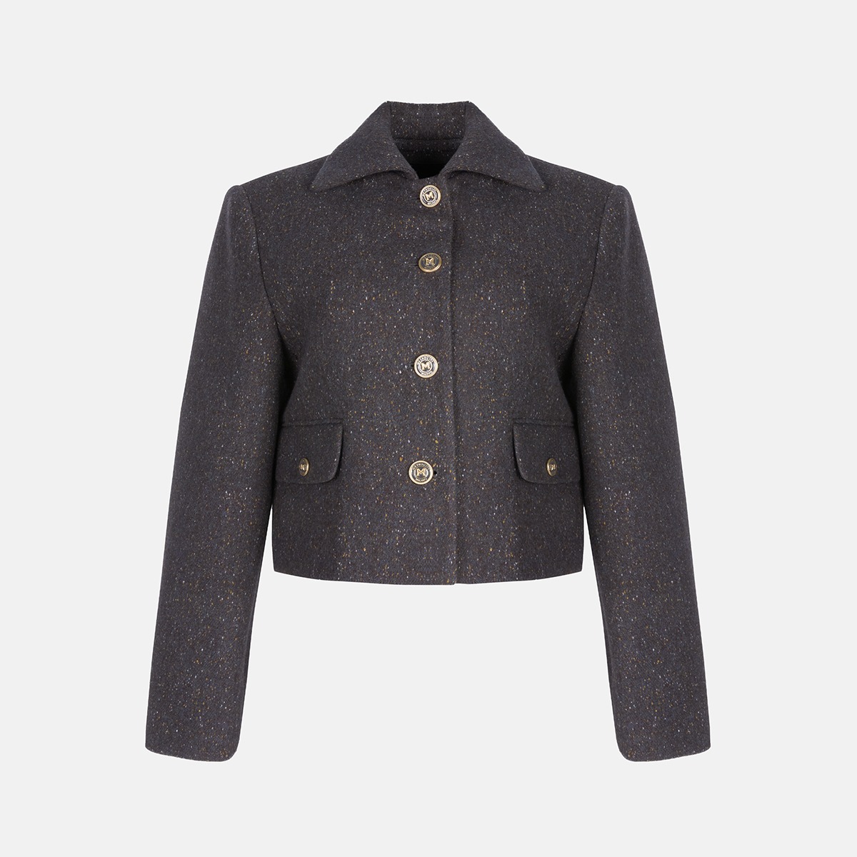 메트로시티 Button Point Wool Jacket M233CJ0506DG