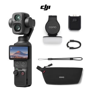 DJI 오즈모 포켓4P 스탠다드 콤보 Vlog 유튜브 촬영용 짐벌 카메라