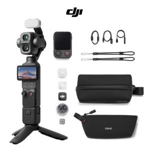DJI 오즈모 포켓4P 브이로그 콤보,Osmo Pocket 4P Vlog 유튜브 촬영용 짐벌 카메라