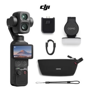 DJI 오즈모 포켓4P 스탠다드 콤보,Osmo Pocket 4P Vlog 유튜브 촬영용 짐벌 카메라