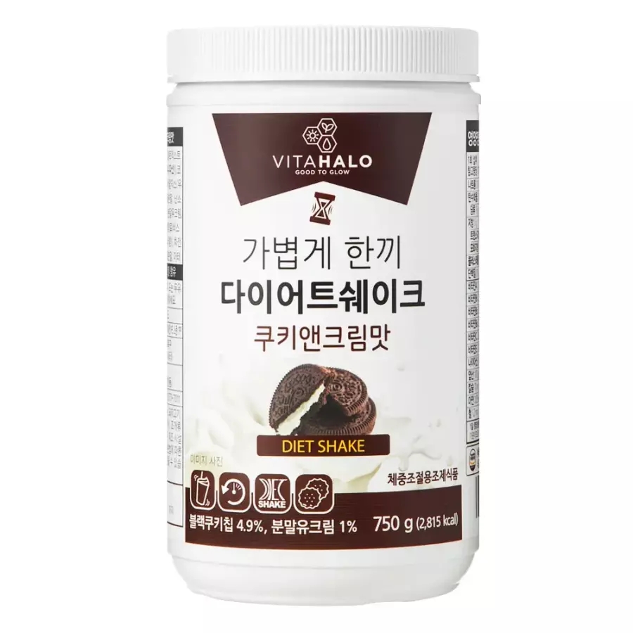 비타할로 다이어트쉐이크 쿠키앤크림맛 성분 분석