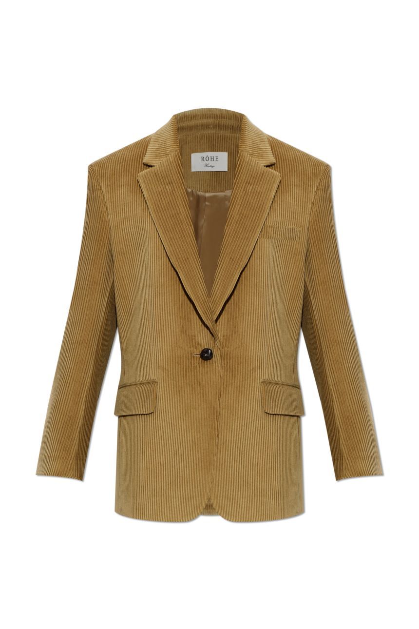 Rohe 여성 카디건 블레이저 베이지색 820112300279BEIGE 26FW Corduroy with 싱글 vent 157505537