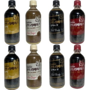 콘트라베이스 블랙 라떼 스위트블랙 블랙 샷 4종 12개씩 500ml x 48개입 /s