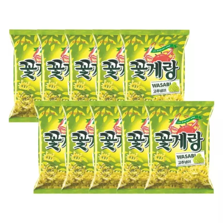 꽃게랑 와사비 70g 10봉 (7,800원) (무료)