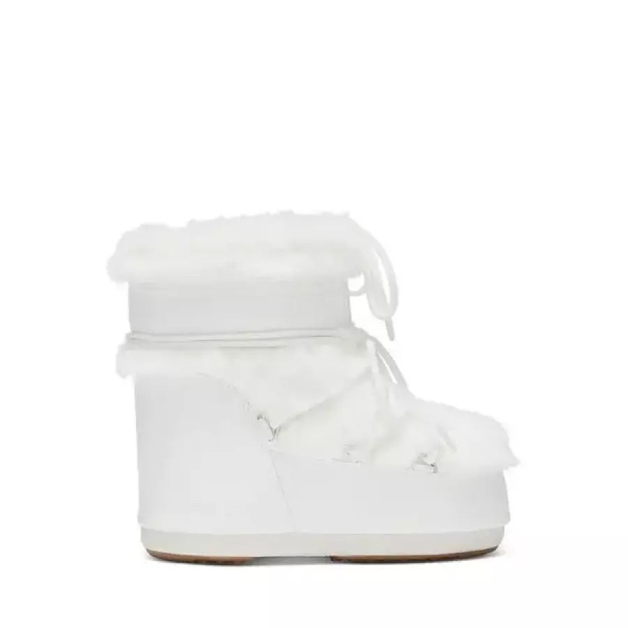 Moon Boot 여성 레인 부츠 장화 MB Icon Low Faux Fur 376298 방수 신발