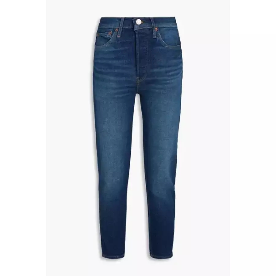 REDONE 여성 스키니진 청바지 90s 크롭 high-rise slim-leg 진 007596