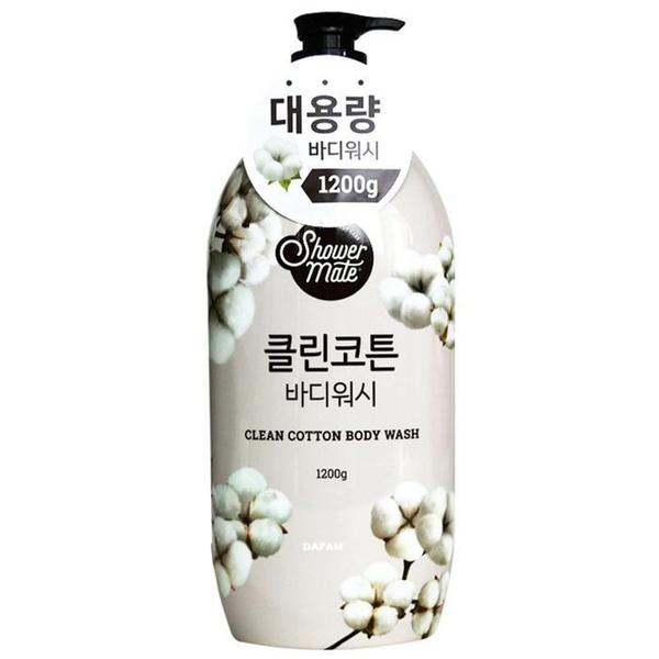 샤워메이트 바디워시 클린코튼, 1.2kg, 2개 (7,850원) (와우무배)
