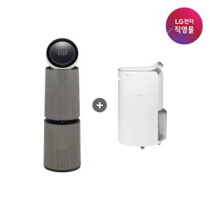 LG전자 [세트모델특가]LG 퓨리케어 AI 오브제 360 공기청정기 M7 AS356NSMA + 휘센 제습기 20L DQ205PSVA